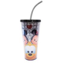 Copo Disney Cubos De Gelo Preto Mickey E Minnie 600 Ml Copo Disney Cubos De Gelo Preto Mickey E Minnie 600 Ml
