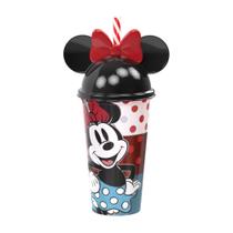 Copo Disney Mickey Minnie C/ Orelhas Infantil 500ml Plasutil