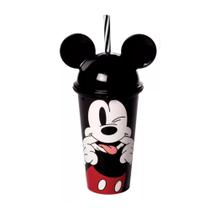 Copo Disney Mickey Minnie C/ Orelhas Infantil 500ml Plasutil