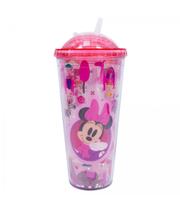 Copo Disney Minnie Com Cubos De Gelo 600ml Acrílico
