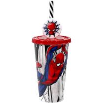 Copo do Homem Aranha 500ml Estampado para Café Refrigerante Suco Infantil