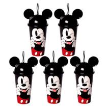Copo Do Mickey Com Orelhas P/ Festa Infantil Sacola Surpresa Kit 5 Unidades Copo Do Mickey Com Orelhas P/ Festa Infantil Sacola Surpresa Kit 5 Unidades