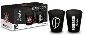 Copo Dose c/ 2 unidades Times Futebol 55 ML Matte sortidos Cor:Corinthians