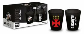Copo Dose c/ 2 unidades Times Futebol 55 ML Matte sortidos Cor:Vasco