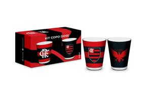 Copo dose c/2un 360 times - flamengo