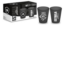 Copo dose c/2un matte - botafogo