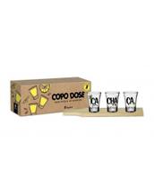 Copo dose c/ 3un regua madeira 60ml - cachaca Copo dose c/ 3un regua madeira 60ml - cachaca