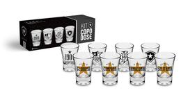 Copo dose c/ 4un - botafogo