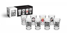 Copo dose c/ 4un times - vasco