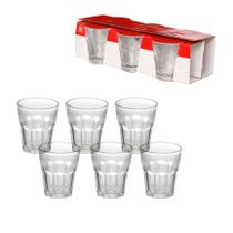 Copo dose de vidro clear 40ml 6 pecas - hauskraft