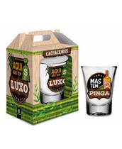 Copo Dose em Vidro Pinga da Boa 60ml - BrasFoot