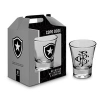 Copo Dose Individual BrasFoot Vidro Licenciado Botafogo de Futebol e Regatas 60ml Incolor Copo Dose Individual BrasFoot Vidro Licenciado Botafogo de Futebol e Regatas 60ml Incolor