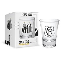 Copo Dose Individual KazzaVip Vidro Oficial Licenciado SANTOS Football Club 60ml Incolor Copo Dose Individual KazzaVip Vidro Oficial Licenciado SANTOS Football Club 60ml Incolor