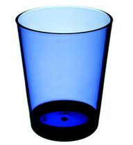 Copo drink acrílico azul 300ml Kos 11x9cm