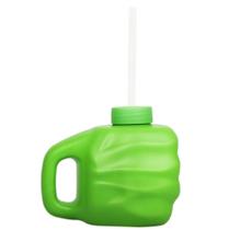 Copo drink supermão verde com tampa e canudo Copo drink supermão verde com tampa e canudo