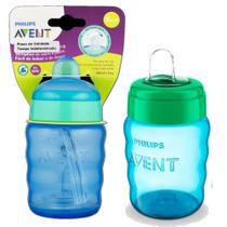 Copo Easy Sip Avent Bico de Silicone 260ML - Menino