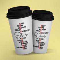 Copo ECO Bucks Nomes - Grey's Anatomy