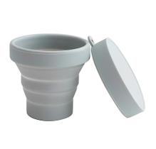 Copo Ecológico Retrátil Reutilizável Silicone 150ml Dobrável