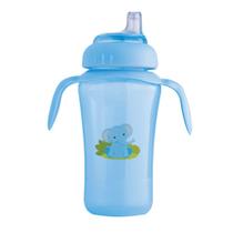 Copo Educativo Azul com Bico de Silicone 330ml Cefisa Copo Educativo Azul com Bico de Silicone 330ml Cefisa