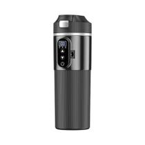 Copo Elétrico Aquecedor De 500ML 12V 24V Em Aço Inoxidável Para Carro, Viagem, Desligamento