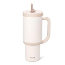 Copo Ello Oasis de 1,2 L com alça e creme de palha retrátil