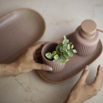 Copo Em Cimento Rosa