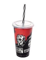 Copo em Plástico com Canudo Star Wars 500ml - Plasútil Copo em Plástico com Canudo Star Wars 500ml - Plasútil