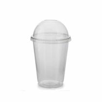 Copo Embalagem Com Tampa Bolha Doces Salada 330Ml Com 50