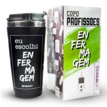Copo emborrachado profissões personalizada 450ml - enfermagem