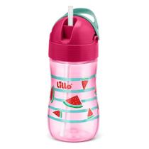 Copo Evolution com Canudo de Silicone 300ml Menina Lillo