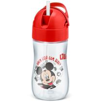 Copo Evolution Disney Mickey Mouse Com Canudo 300Ml - Lillo