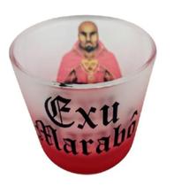 Copo Exu Marabô com capa Umbanda e Candomblé