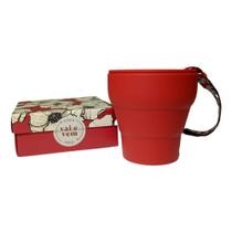 Copo farm silicone vai e vem vermelho 300ml 78327348 Copo farm silicone vai e vem vermelho 300ml 78327348