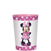 Copo Favor Cup Amscan Minnie Mouse Forever 16 onças/473 ml rosa 1 unidade Copo Favor Cup Amscan Minnie Mouse Forever 16 onças/473 ml rosa 1 unidade