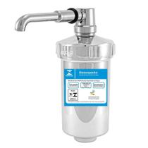 Copo Filtro Abs Cromo Para Torneira Universal Com Refil Filtrante Copo Filtro Abs Cromo Para Torneira Universal Com Refil Filtrante