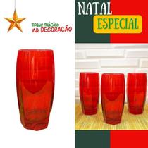 Copo Florida 365ml Kit com 3 Unidades em Vidro Grosso e Transparente para Água, Suco e Drinks