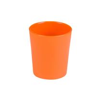 Copo Fresc Resistente Redondo 200ml Laranja em Polipropileno Linha Premium Tropical VEM