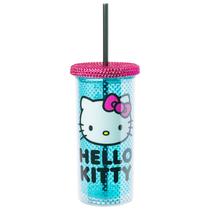 Copo frio Silver Buffalo Sanrio Hello Kitty 600 ml com strass