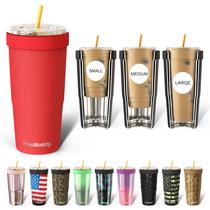 Copo Frost Buddy Togo Buddy 900 ml de aço inoxidável vermelho Copo Frost Buddy Togo Buddy 900 ml de aço inoxidável vermelho