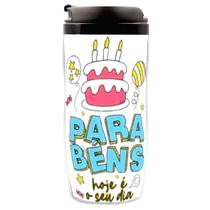 Copo Garrafa Parabéns Térmico Personalizado 350 ML