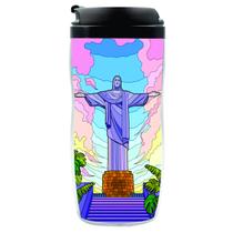 Copo Garrafa Personalizado Cristo Redentor Térmico 350 ML