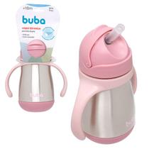 Copo Garrafa Térmica Com Alças E Parede Dupla Em Inox 270mL Buba Copo Garrafa Térmica Com Alças E Parede Dupla Em Inox 270mL Buba