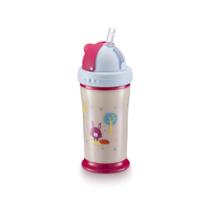 Copo Garrafa Térmica Fisher Price Brilha No Escuro Rosa