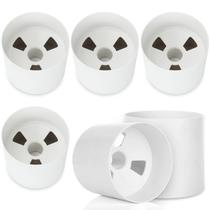 Copo Golf Hole Cup FVIEXE, 4 polegadas de profundidade, plástico ABS, 6 peças, marfim Copo Golf Hole Cup FVIEXE, 4 polegadas de profundidade, plástico ABS, 6 peças, marfim