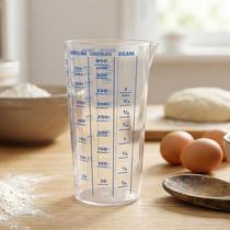 Copo Graduado Com Varias Medidas 500ml Transparente Injetemp