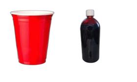 Copo Halloween 150Un + 1 Litro De Sangue Falso Decoração