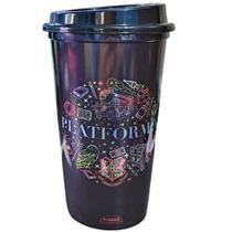Copo Harry Potter Plataforma 9 3/4 Bucks Café 500ml BPA Free