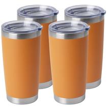 Copo HASLE OUTFITTERS de aço inoxidável 600 ml, pacote com 4 unidades, laranja Copo HASLE OUTFITTERS de aço inoxidável 600 ml, pacote com 4 unidades, laranja