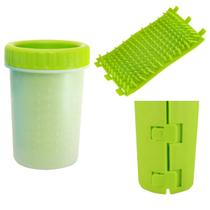 Copo Higienizador Lava Patas Silicone Cão Médio Grande Porte