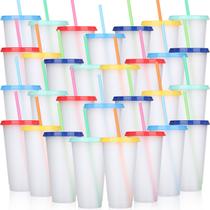 Copo Honeydak Honeydak, pacote de 30 com canudo e tampa, 700-800 ml Copo Honeydak Honeydak, pacote de 30 com canudo e tampa, 700-800 ml